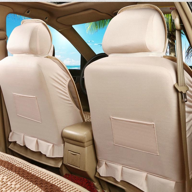 Summer Cooling Breathable Car Seat Cushion with Backrest